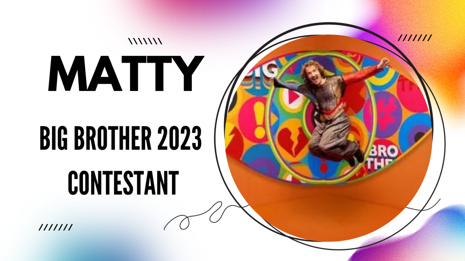 Matty Big Brother 2023 Contestant - UK Diaries